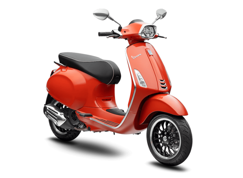 màu xe vespa đẹp