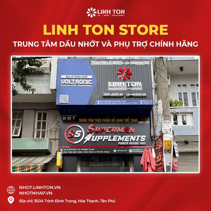Đơn vị phân phối dầu nhớt Kicker chính hãng tại Việt Nam - Linh Tôn Store - 350a Trịnh Đình Trọng, Hoà Thạnh, Tân Phú