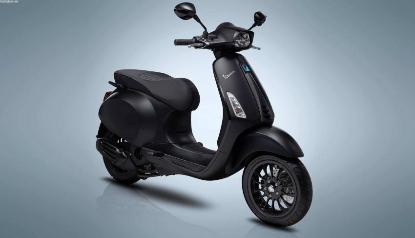vespa sprint đen nhám