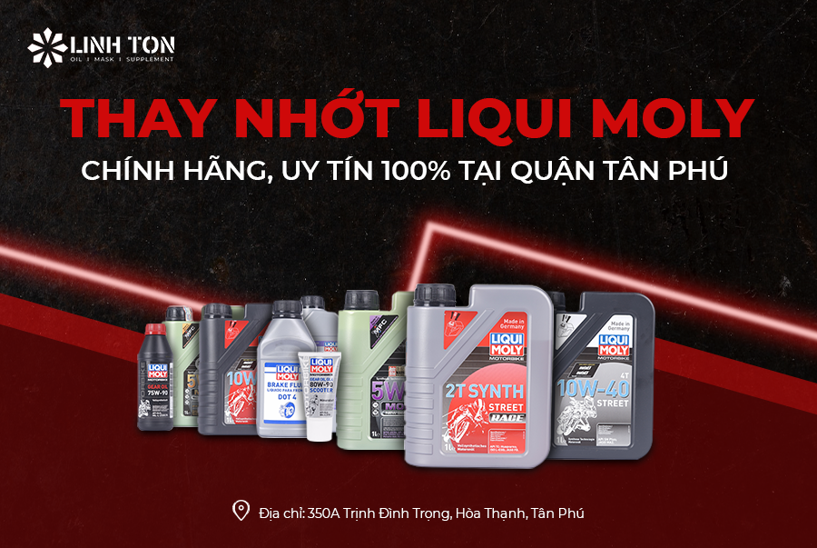 Địa điểm mua nhớt Liqui Moly 5W40 Molygen 1L uy tín - Linh Ton Store - 350a Trịnh Đình Trọng, Hoà Thạnh, Tân Phú