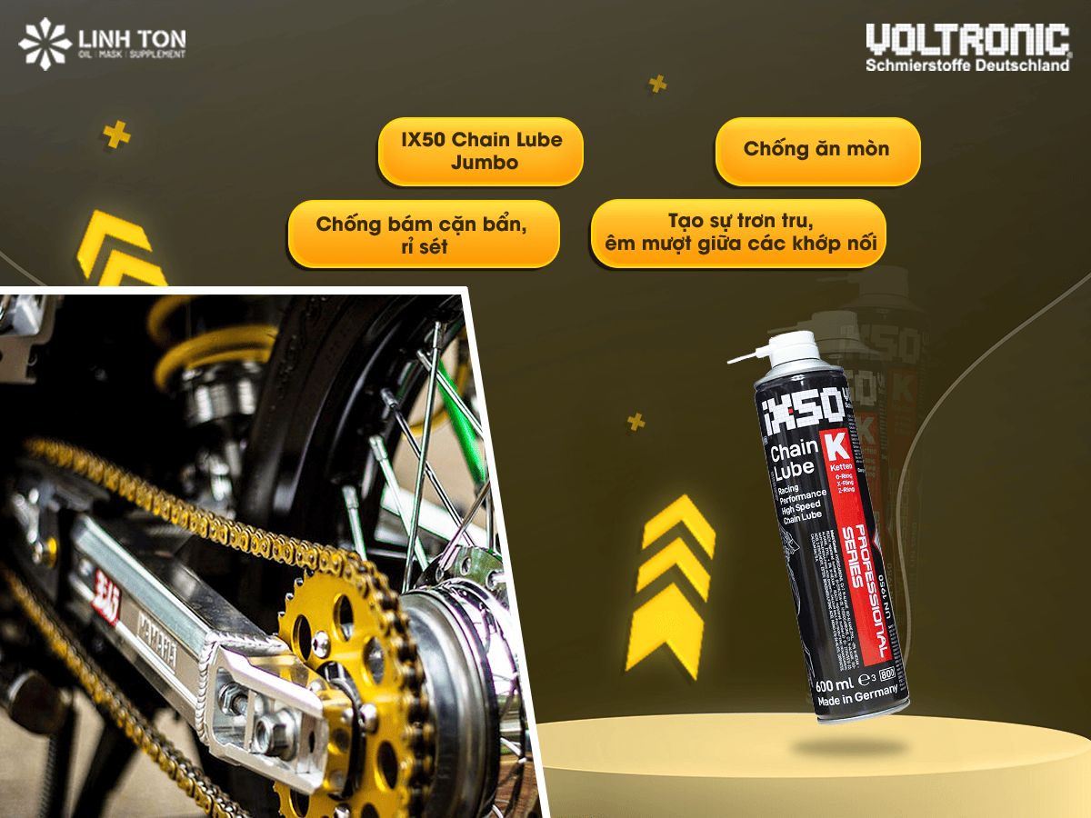 Bảo vệ - bôi trơi sên cùng Voltronic IX50 Jumbo - Linh Ton Store - 350a Trịnh Đình Trọng, Hoà Thạnh, Tân Phú