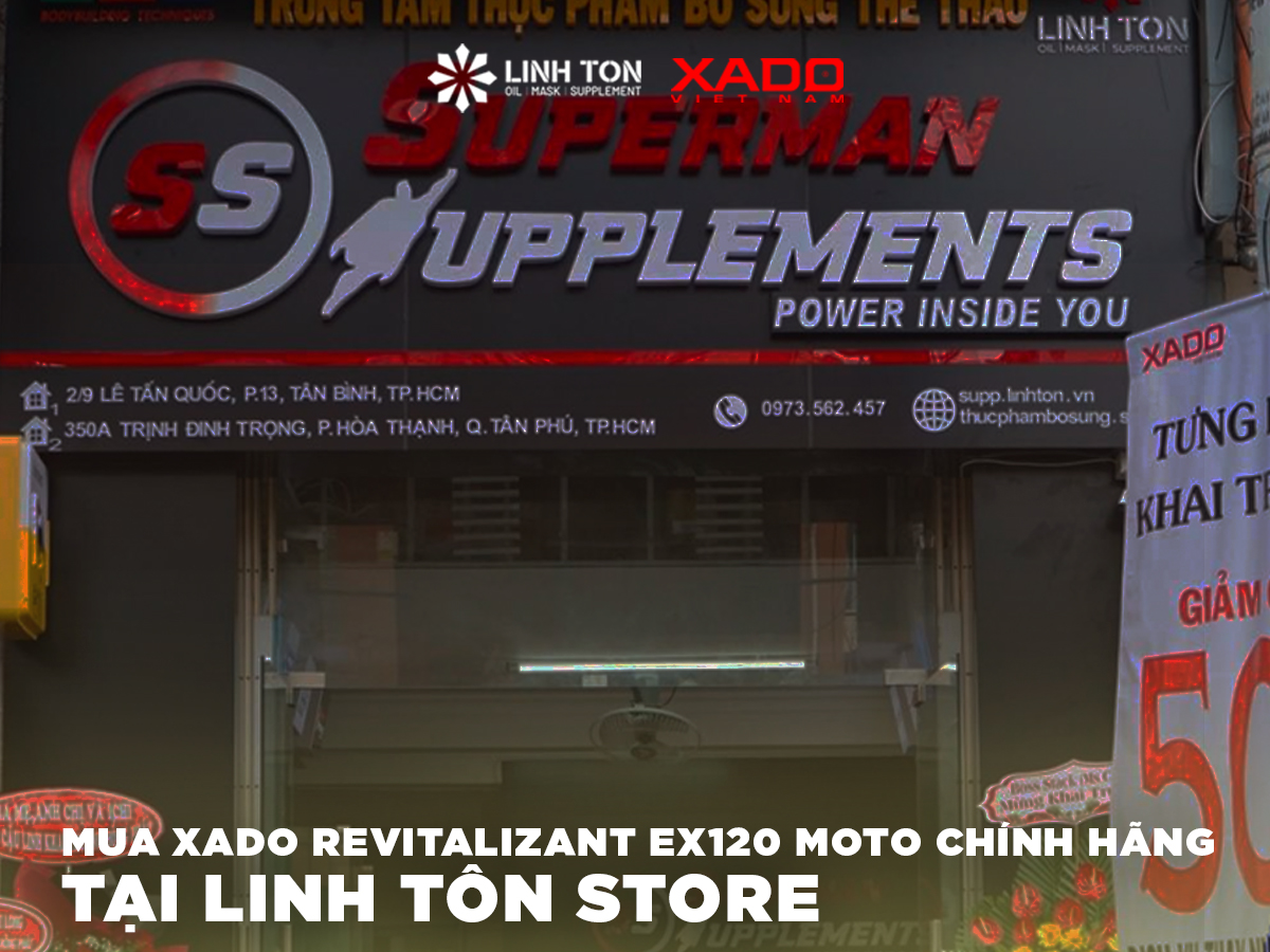 Địa điểm phụ gia XADO Revitalizant EX120 Moto uy tín? - Linh Tôn Store - 350a Trịnh Đình Trọng, Hoà Thạnh, Tân Phú - NHOT.LINHTON.VN