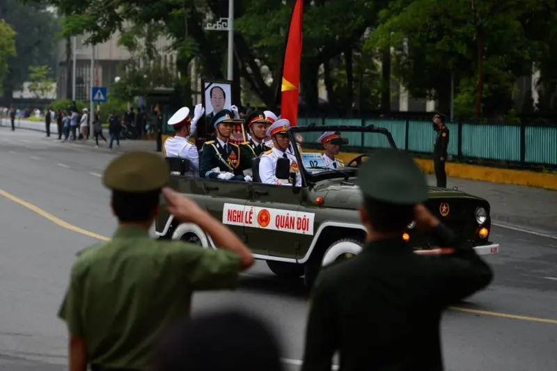 Đường phố Hà Nội trong tang lễ cố Chủ tịch nước Trần Đại Quang ngày 27/9/2018