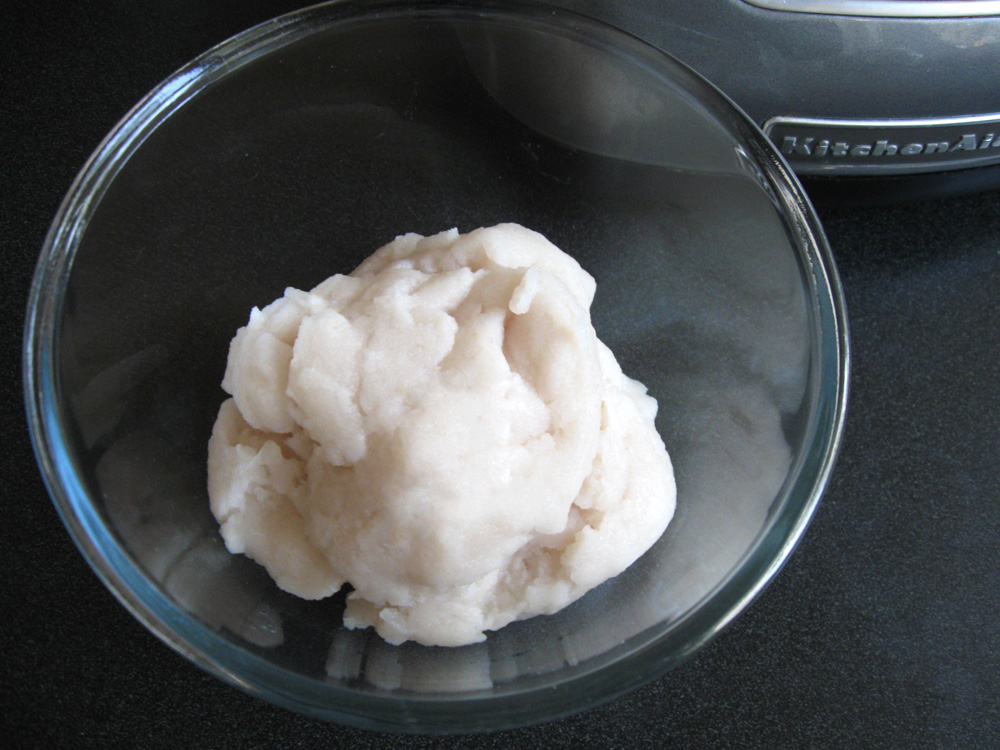 Uncooked fish paste