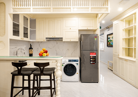 Căn hộ 2 phòng ngủ phong cách Châu Âu