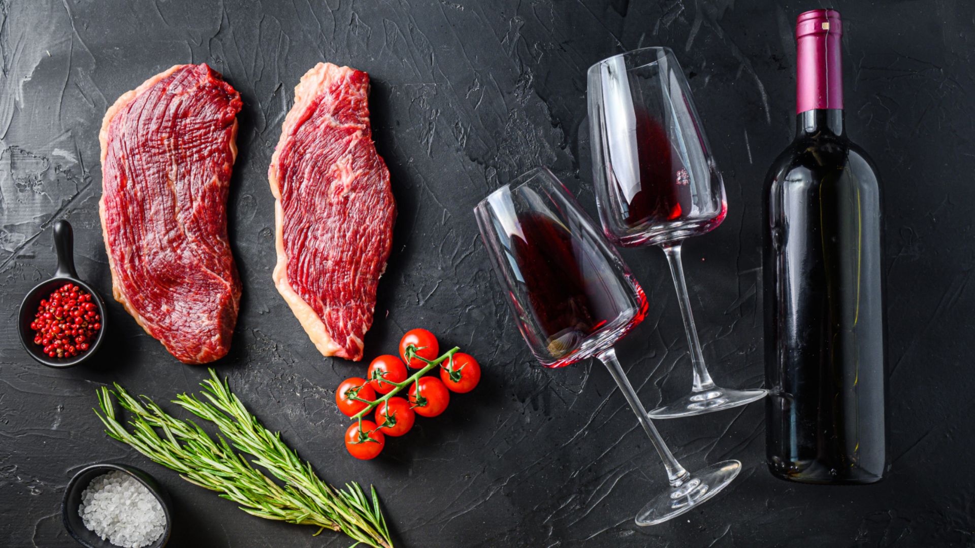 hương vị thịt trong rượu vang