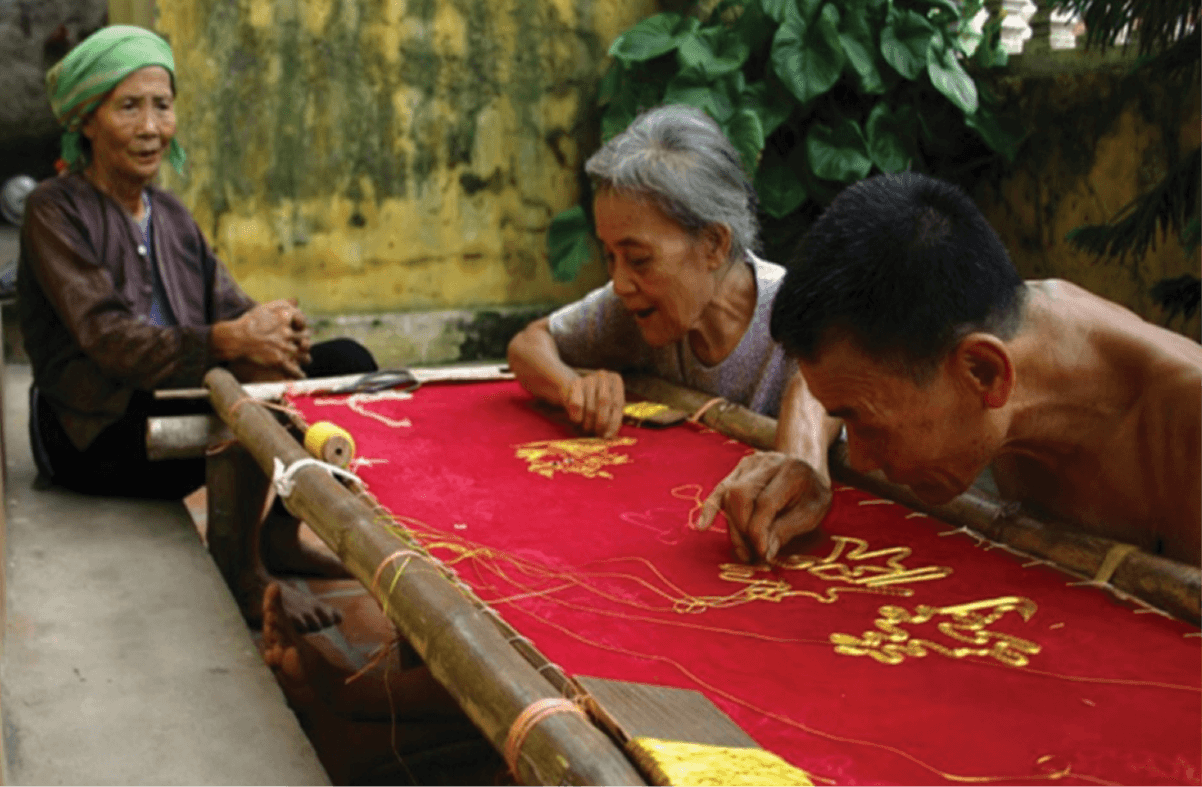 Những trải nghiệm đáng nhớ tại Làng Nghề Thêu Ren Văn Lâm