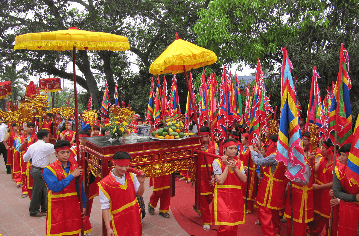 Phần hội Lễ Hội Đền La – Không gian văn hóa dân gian rộn ràng