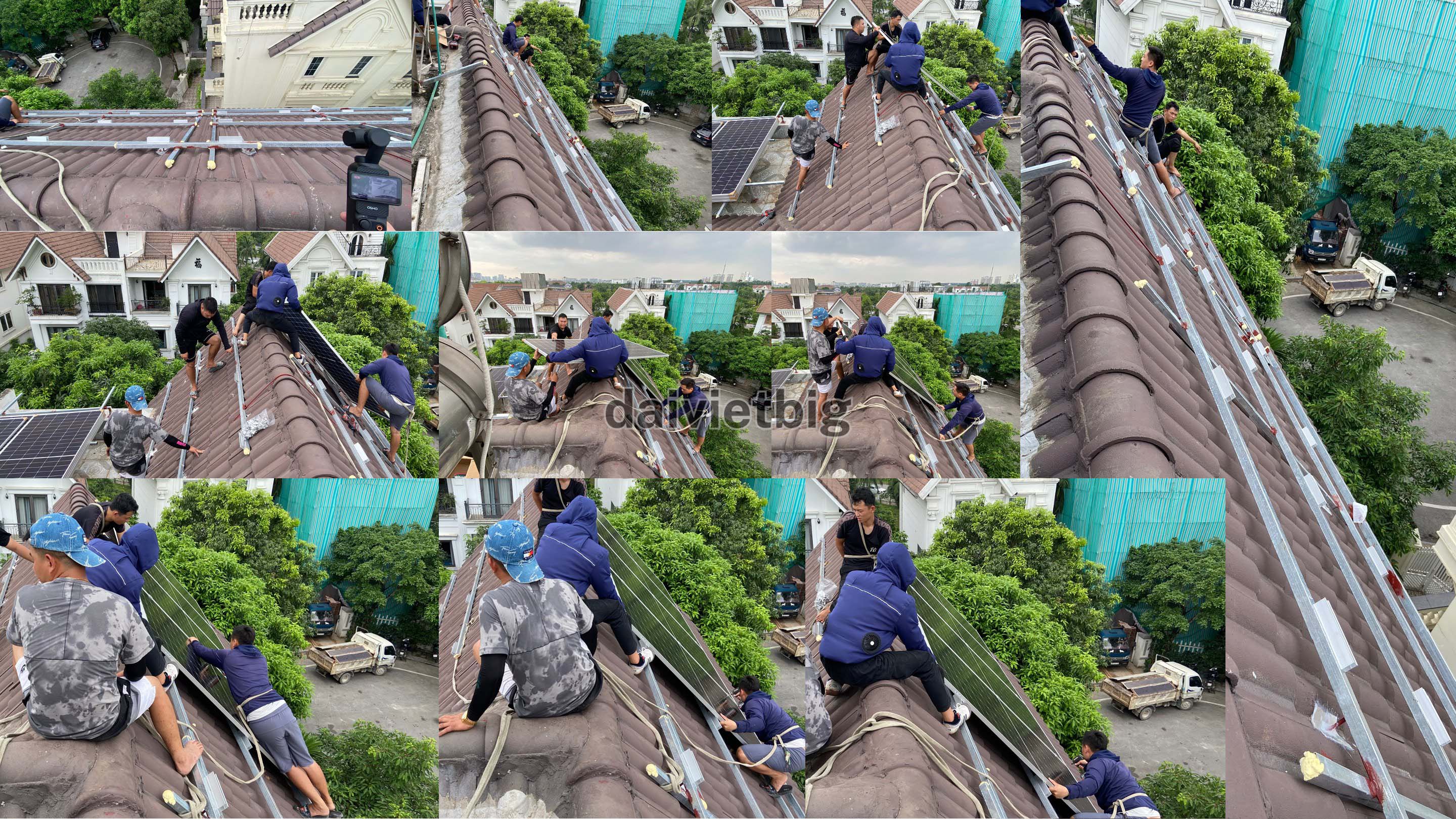 BIỆN PHÁP THI CÔNG HỆ THỐNG ĐIỆN NĂNG LƯỢNG MẶT TRỜI TRÊN MÁI NGÓI – GIẢI PHÁP XANH CHO MỌI CĂN NHÀ