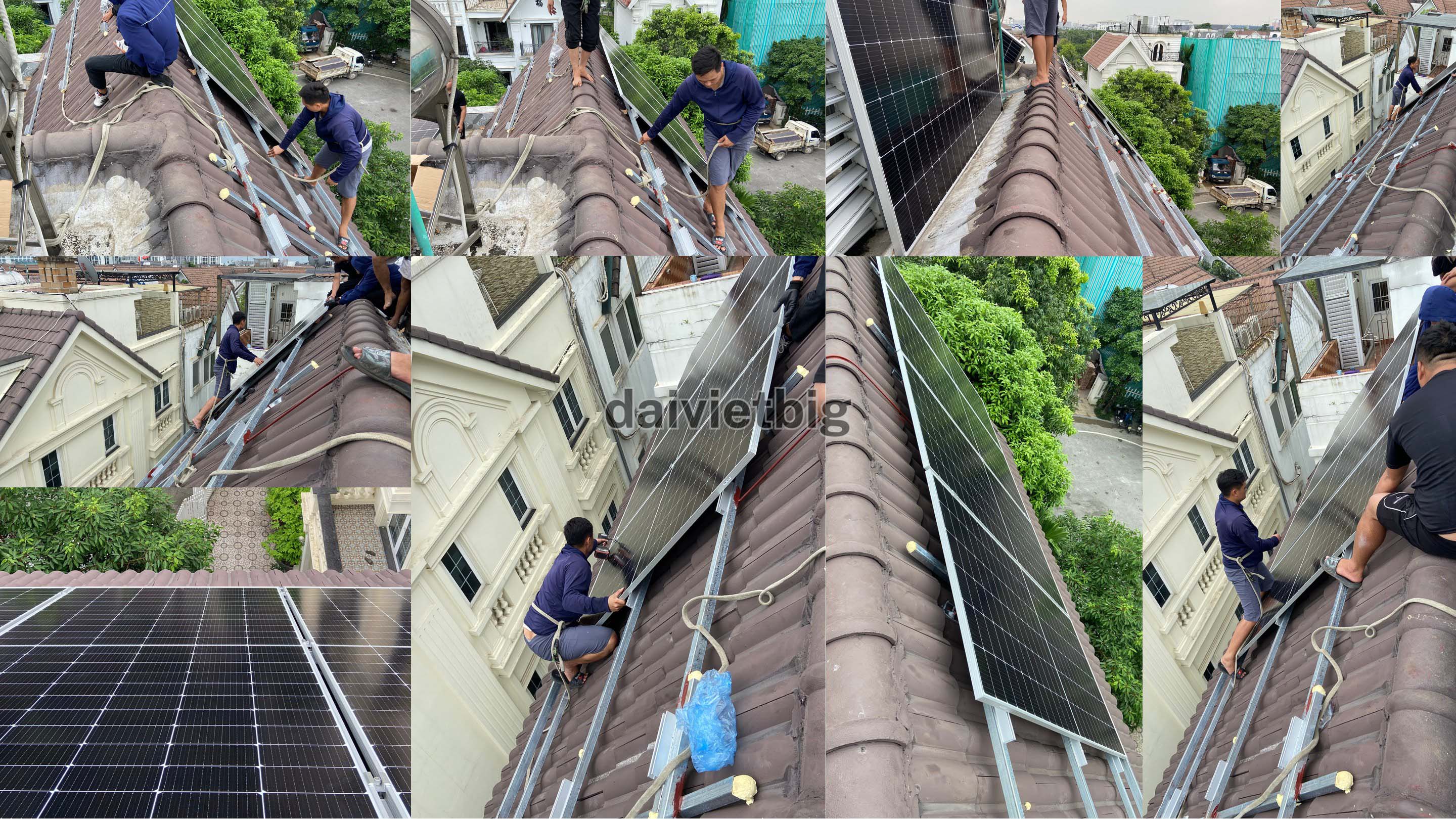 BIỆN PHÁP THI CÔNG HỆ THỐNG ĐIỆN NĂNG LƯỢNG MẶT TRỜI TRÊN MÁI NGÓI – GIẢI PHÁP XANH CHO MỌI CĂN NHÀ