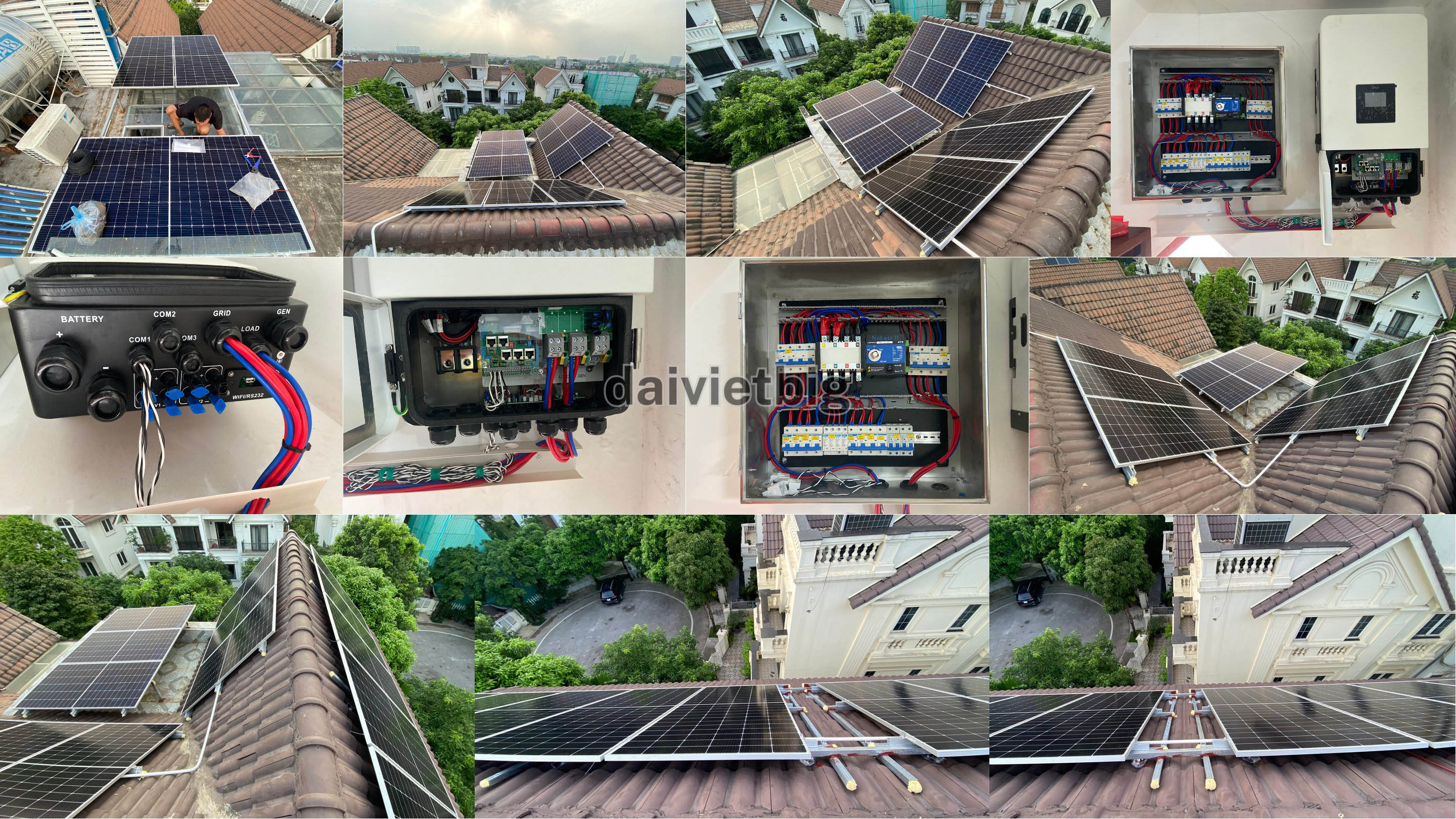 BIỆN PHÁP THI CÔNG HỆ THỐNG ĐIỆN NĂNG LƯỢNG MẶT TRỜI TRÊN MÁI NGÓI – GIẢI PHÁP XANH CHO MỌI CĂN NHÀ