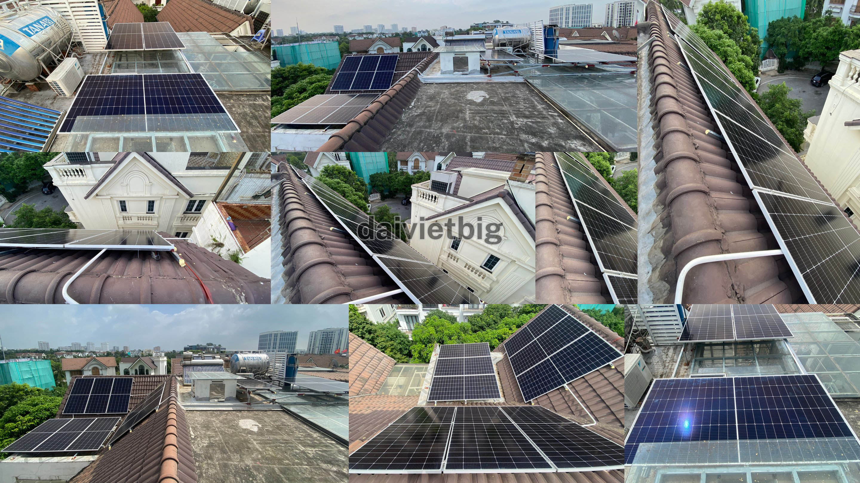 BIỆN PHÁP THI CÔNG HỆ THỐNG ĐIỆN NĂNG LƯỢNG MẶT TRỜI TRÊN MÁI NGÓI – GIẢI PHÁP XANH CHO MỌI CĂN NHÀ