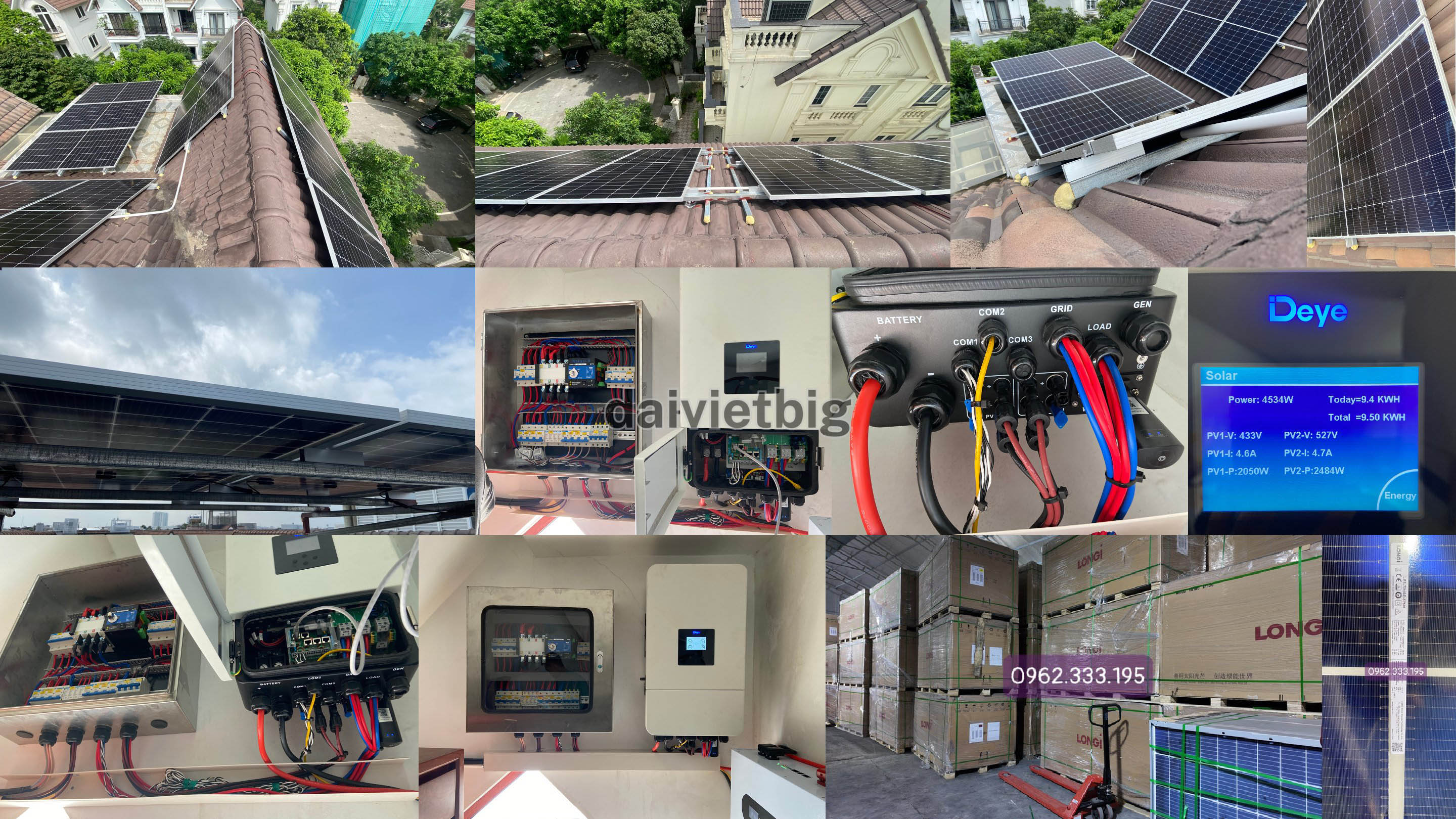 BIỆN PHÁP THI CÔNG HỆ THỐNG ĐIỆN NĂNG LƯỢNG MẶT TRỜI TRÊN MÁI NGÓI – GIẢI PHÁP XANH CHO MỌI CĂN NHÀ