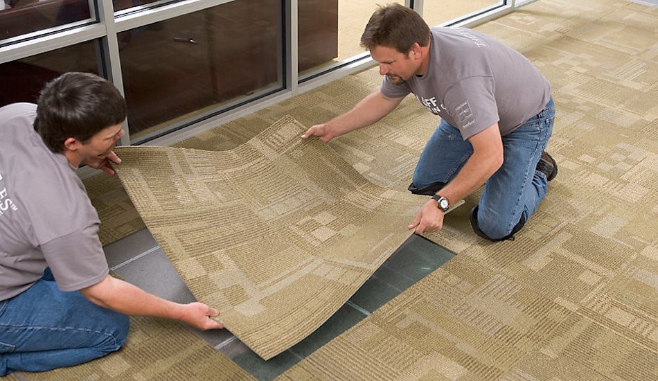 BIỆN PHÁP THI CÔNG THẢM LÓT SÀN VĂN PHÒNG | INTERLINE FLOORING
