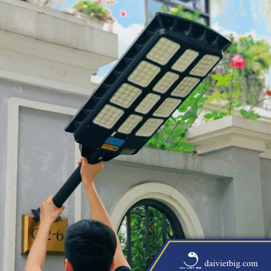 Đèn năng lượng mặt trời 600w – Đèn liền thể NT-L600 Cao Cấp - Chính hãng Solar Light 100% - Bảo hành 2 năm