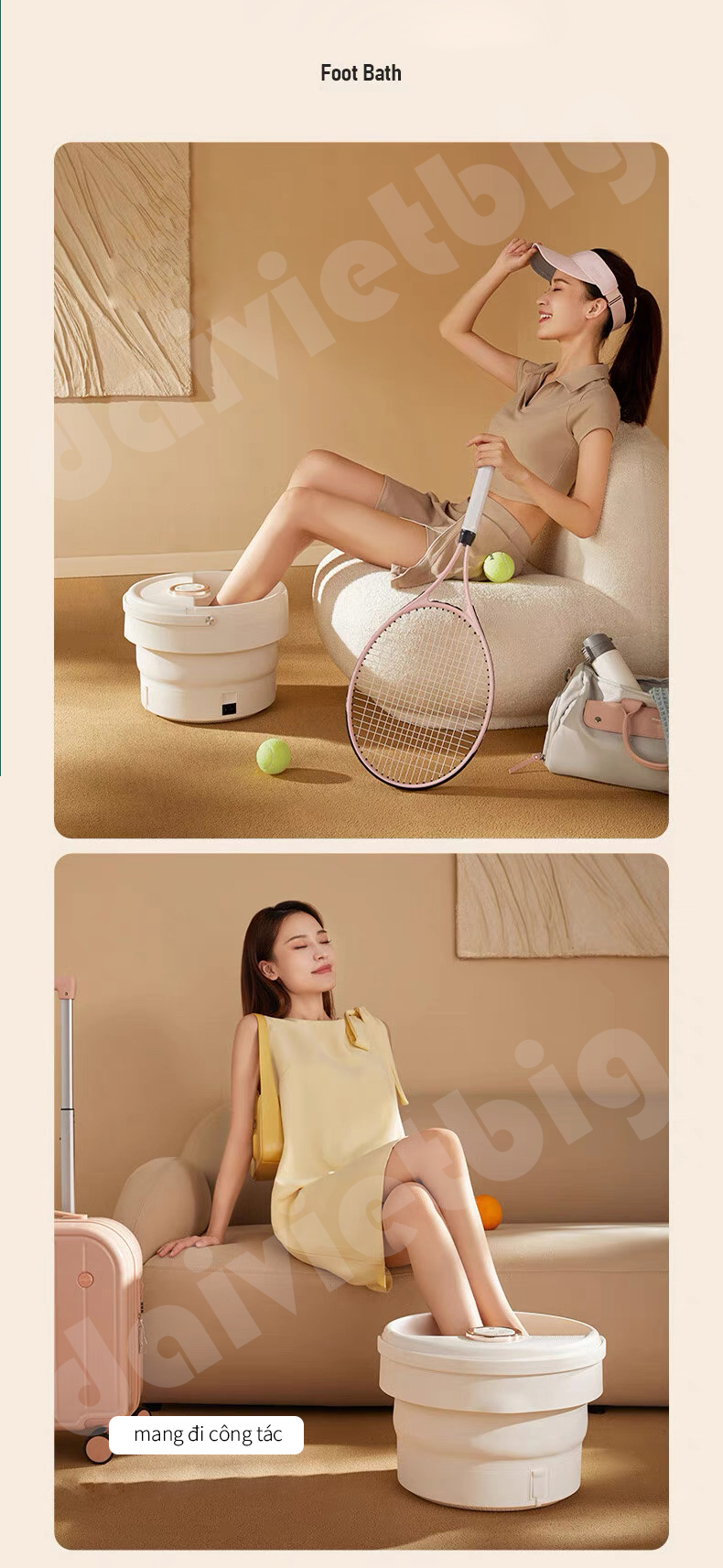 Bồn Ngâm Chân Massage HAIER