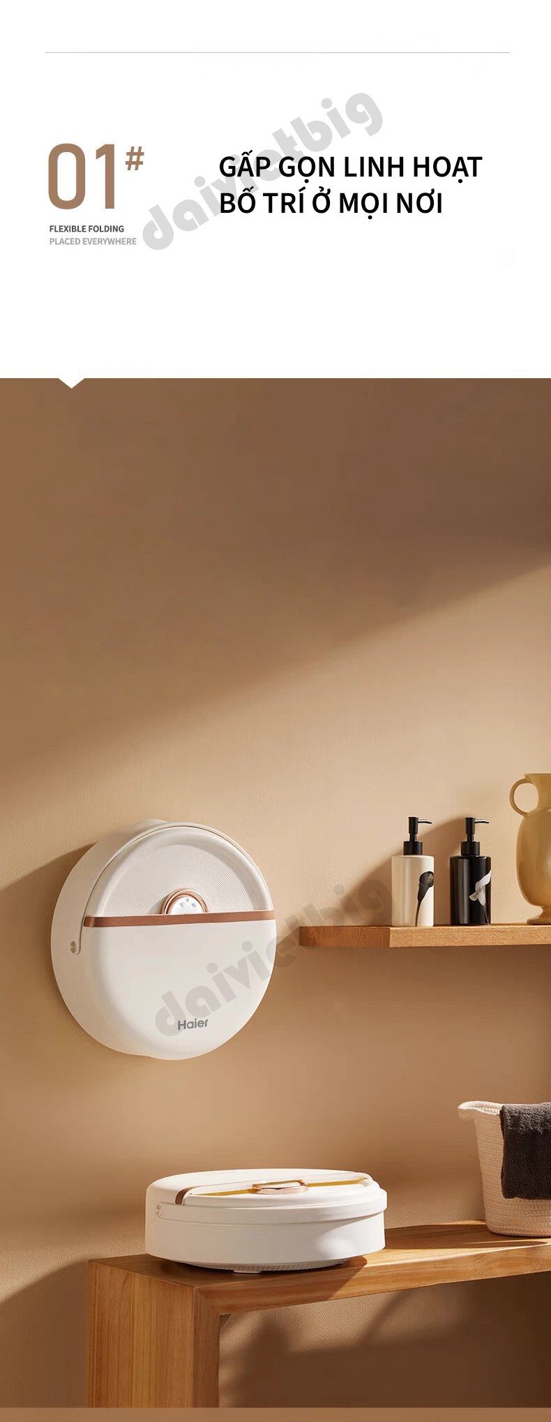 Bồn Ngâm Chân Massage HAIER