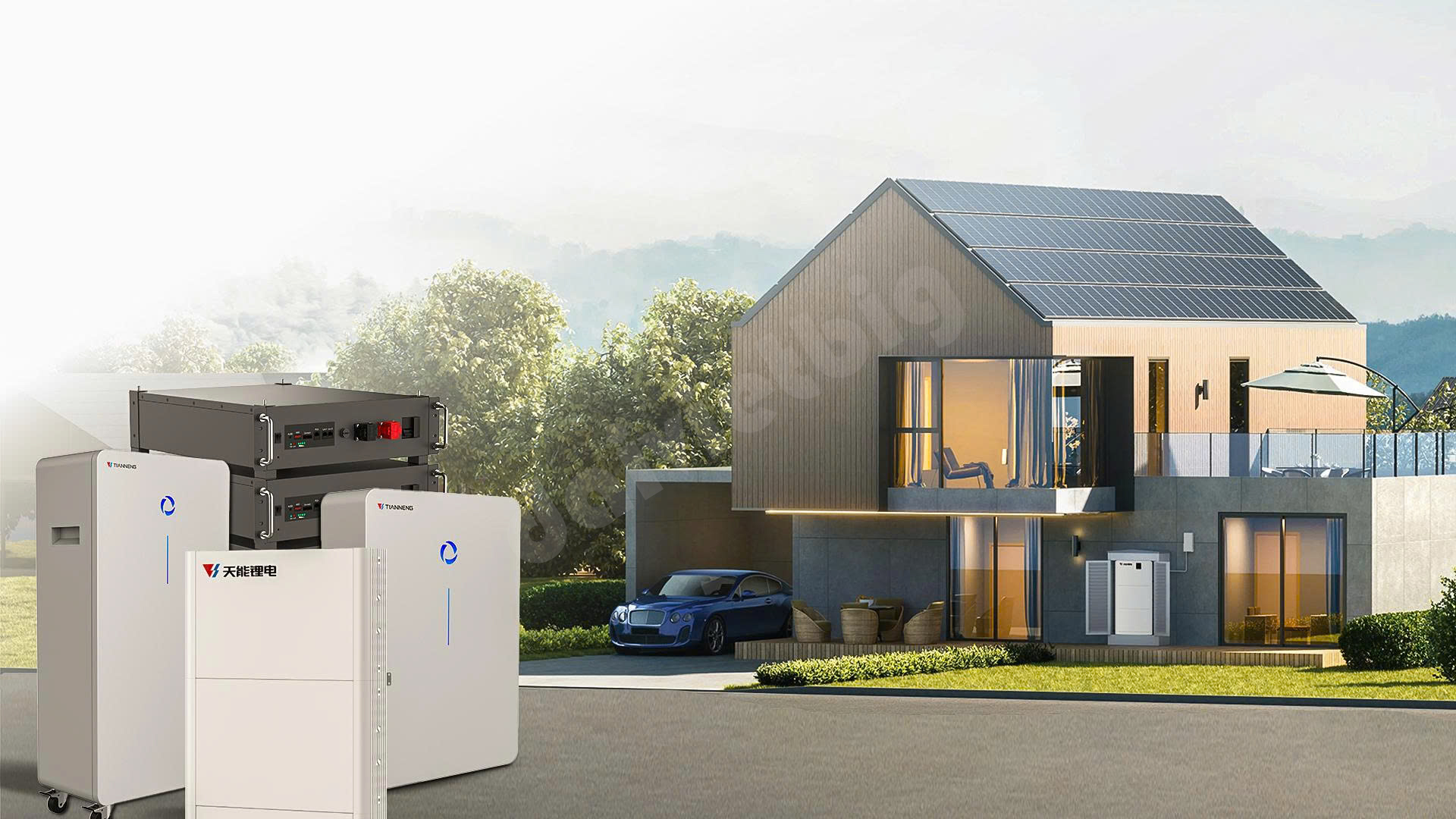 Pin lưu trữ (16kWh) TIANNENG LMS-16K-A 51.2V 314Ah - Cao Cấp 6.000 Cycles.