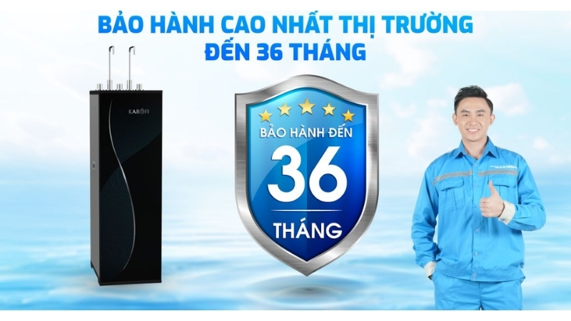 Thời gian bảo hành dài nhất trên thị trường
