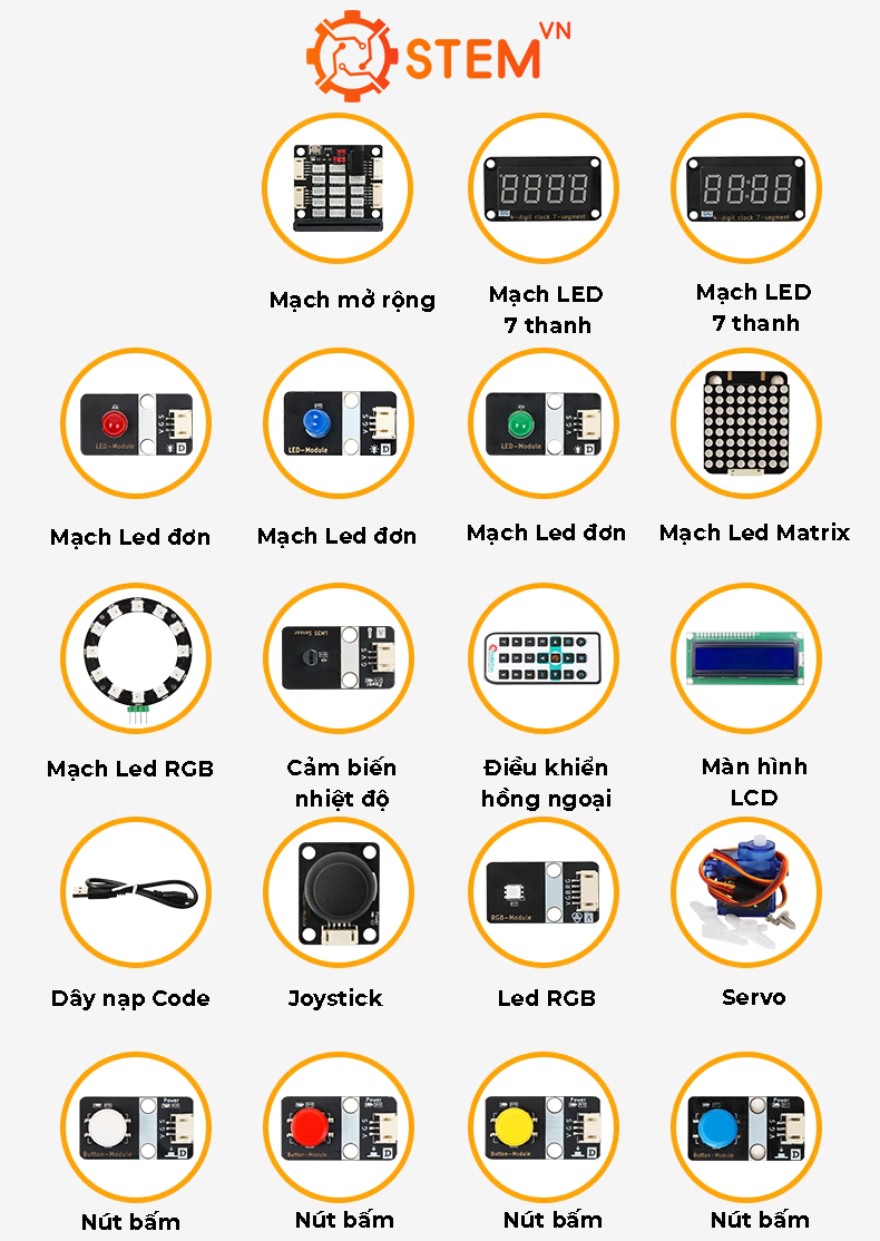 Bộ Kit Microbit cơ bản cảm biến và dữ liệu cho trẻ em | Bộ học tập lập trình Microbit V2 cơ bản