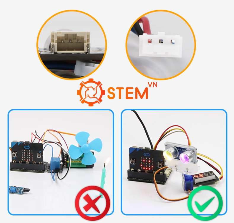 Bộ Kit Microbit cơ bản cảm biến và dữ liệu cho trẻ em | Bộ học tập lập trình Microbit V2 cơ bản