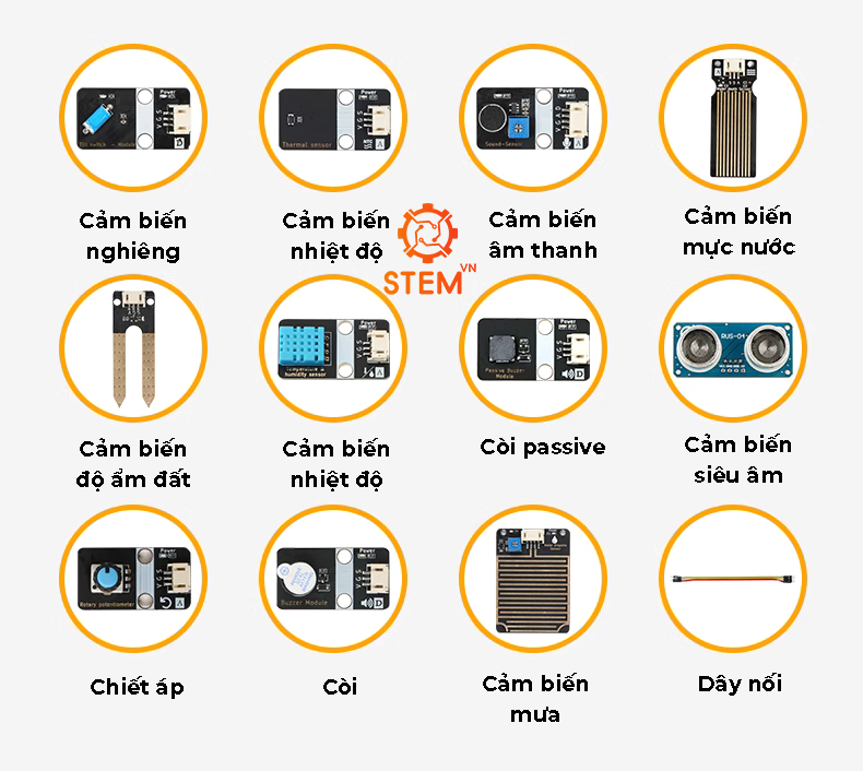 Bộ Kit Microbit cơ bản cảm biến và dữ liệu cho trẻ em | Bộ học tập lập trình Microbit V2 cơ bản