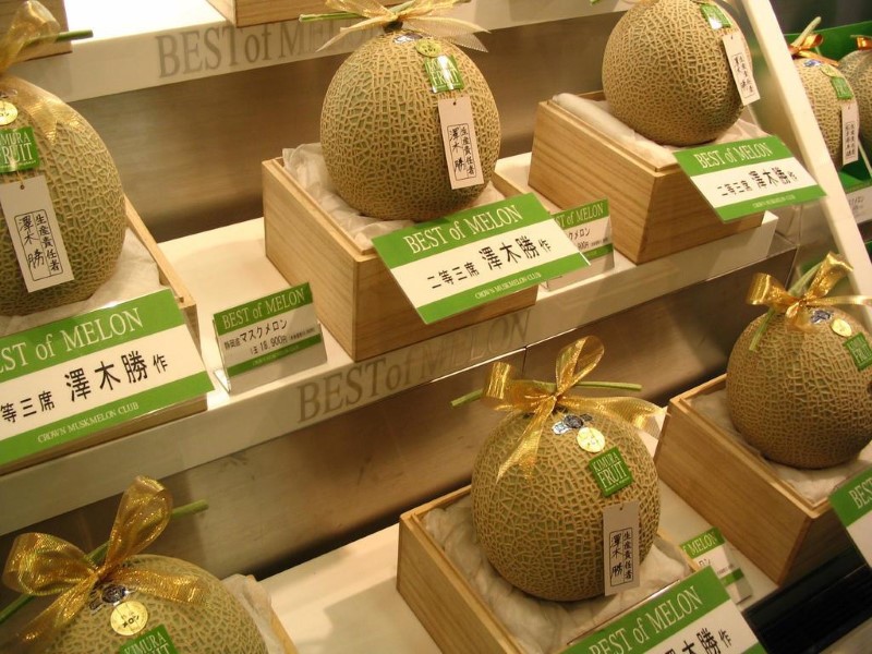 Dưa lưới Yubari King có giá lên đến 3,5 triệu Yên/cặp