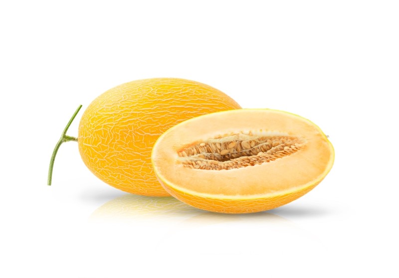 Dưa lưới Hoàng Kim có hình bầu dục, thuôn dài