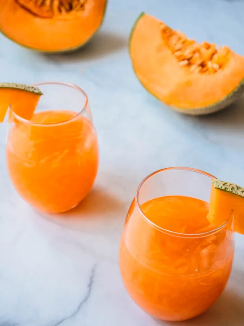 Nước ép dưa lưới thơm ngon bù điện giải