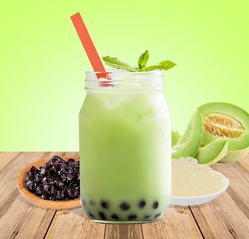 Cách làm trà sữa dưa lưới ngọt thanh, hấp dẫn