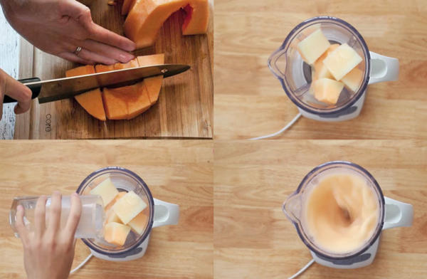 Cắt và xay dưa lưới