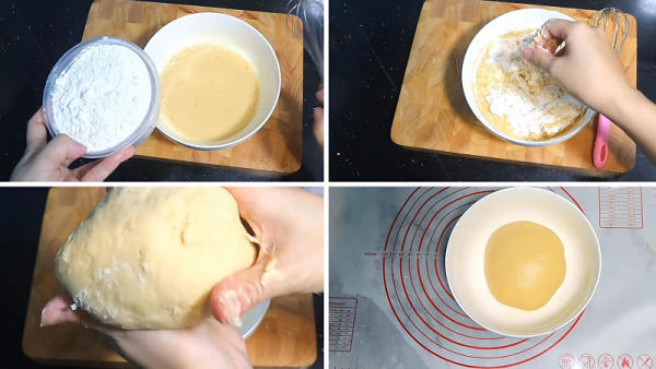 Chuẩn bị ruột bánh