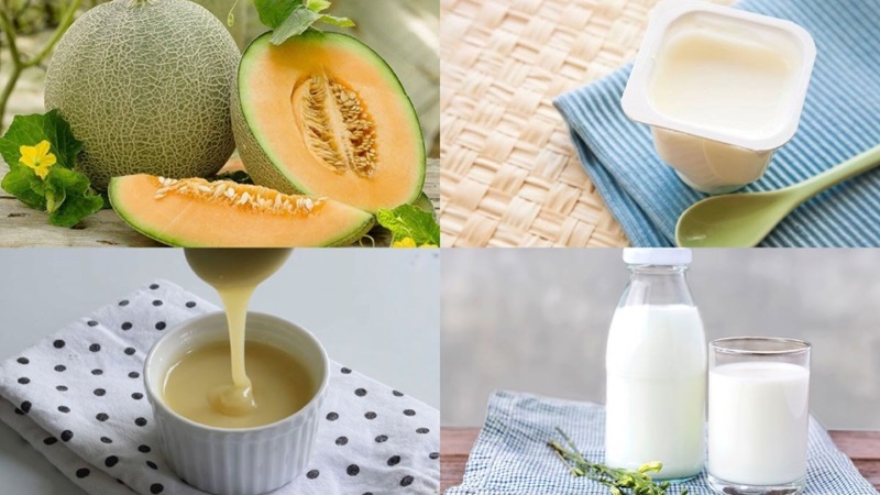 Kem dưa lưới sữa chua - Món ăn mà bạn có thể thực hiện ngay tại nhà