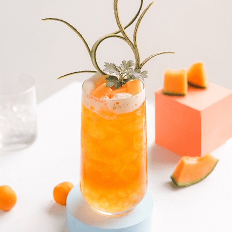 Trà dưa lưới mật ong chuẩn bị