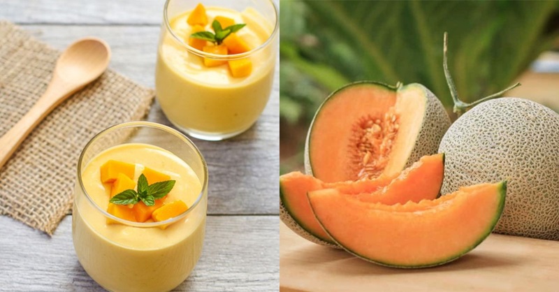 Pudding dưa lưới thanh mát, giải nhiệt mùa hè