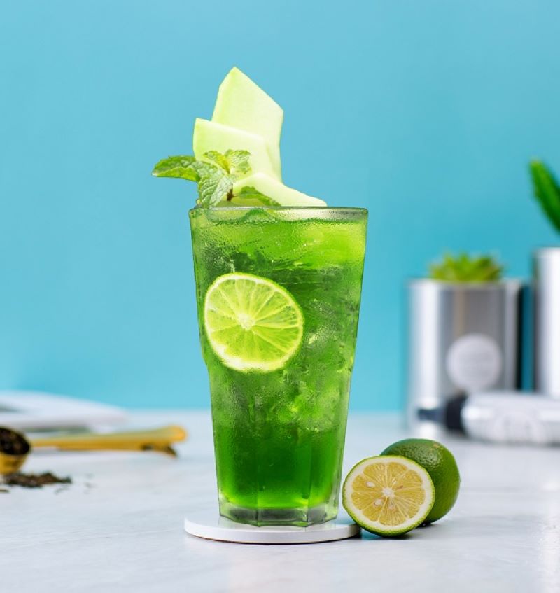 Món nước soda dưa lưới giúp giải nhiệt cho mùa hè oi bức