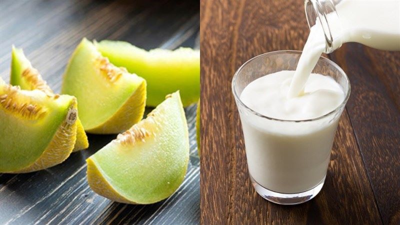 Sữa dưa lưới thơm ngon, bổ dưỡng