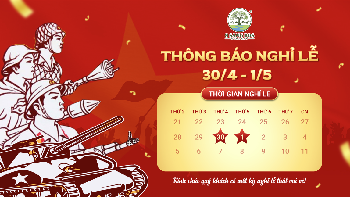 thông báo nghỉ lễ