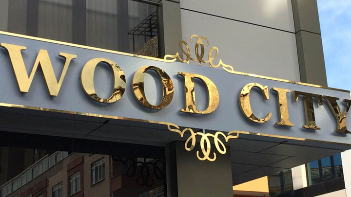 Chữ inox vàng bóng S-House Decor