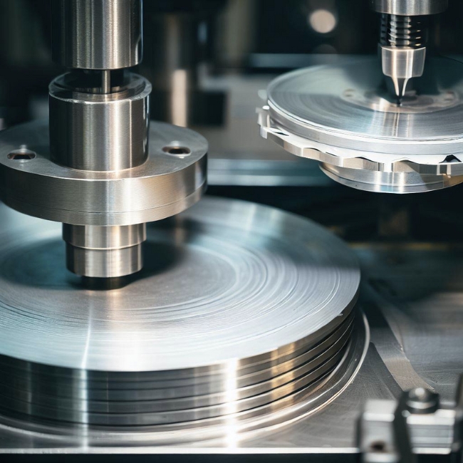 Ảnh phân biệt inox 201 và inox 304 bằng máy chuyên dụng