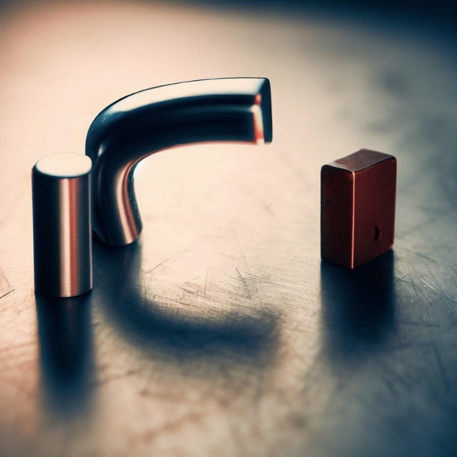 Ảnh phân biệt Inox 304 và 316 bằng nam châm M2