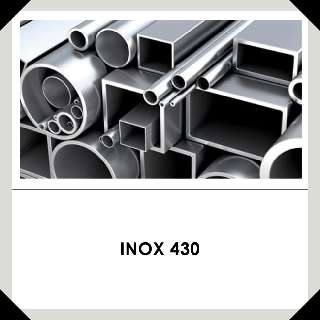 Inox 430 là loại thép không gỉ có hàm lượng carbon thấp và crôm cao