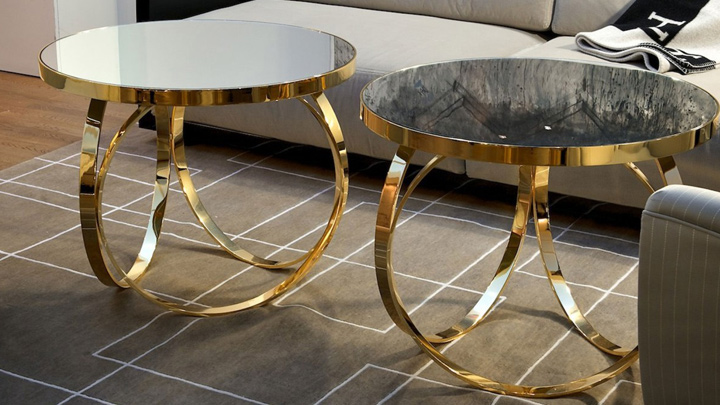 Inox mạ vàng gương mang đến thiết kế sang trọng