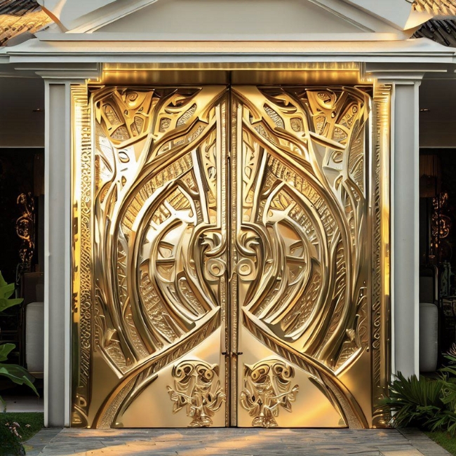 Cửa inox mỹ thuật 7