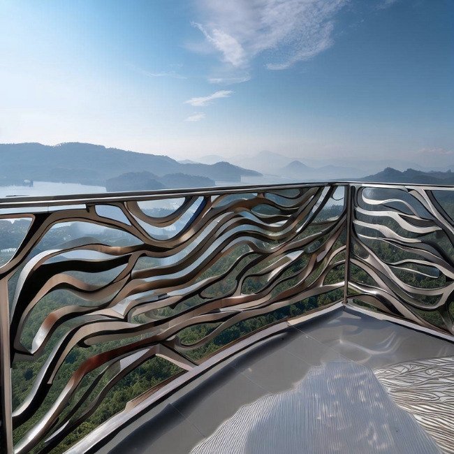 Lan can inox mỹ thuật 2