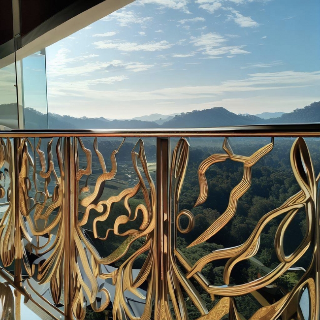 Lan can inox mỹ thuật 3