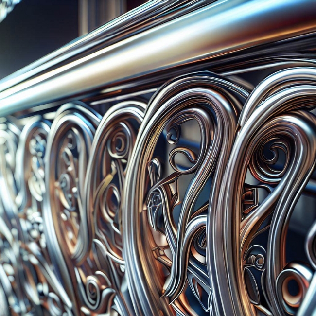 Lan can inox mỹ thuật 6