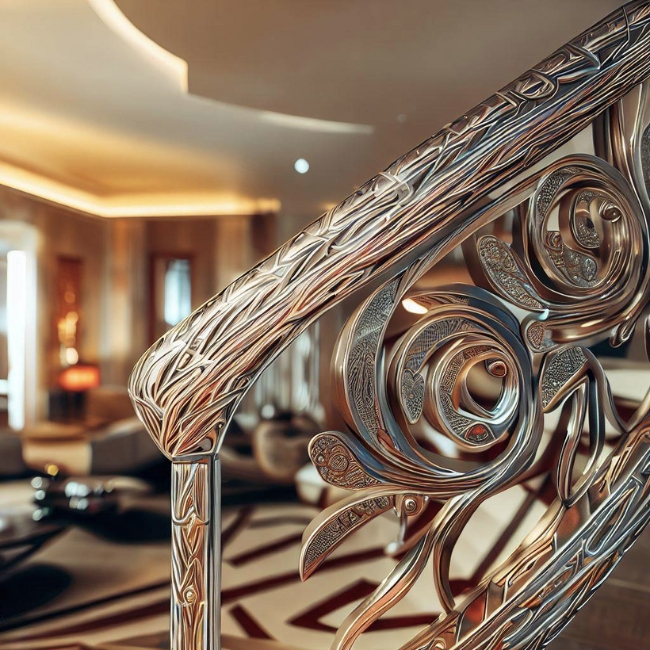 Lan can inox mỹ thuật 10