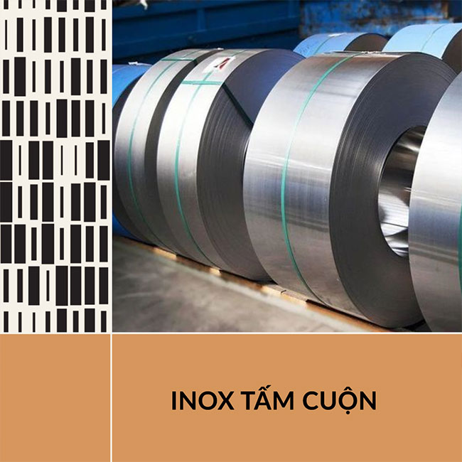 Inox tấm cuộn 304 là loại thép không gỉ phổ biến nhất