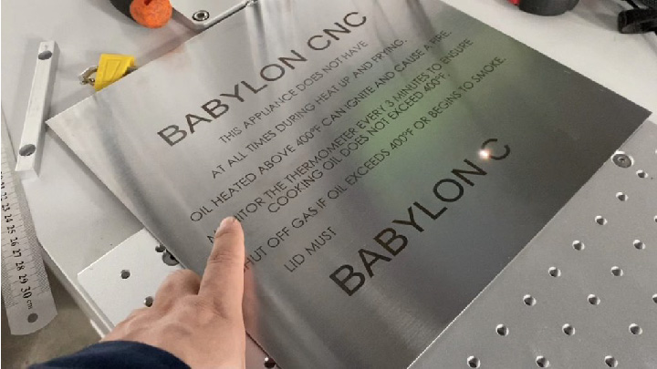 Khắc laser inox có độ bền cao